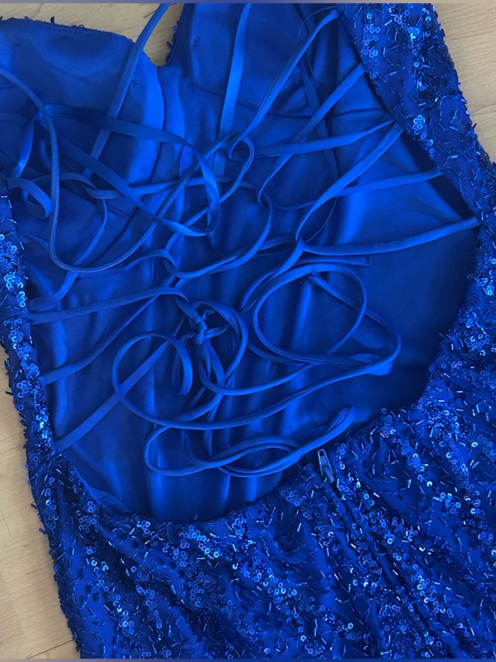 Royal Blue Windsor Prom Dress - Picture 4 of 5
